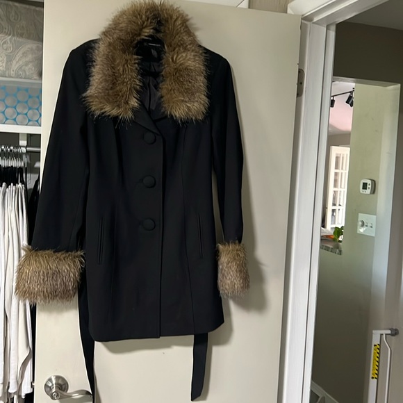 INC jacket. Size Large. Fur is removable - Picture 1 of 5